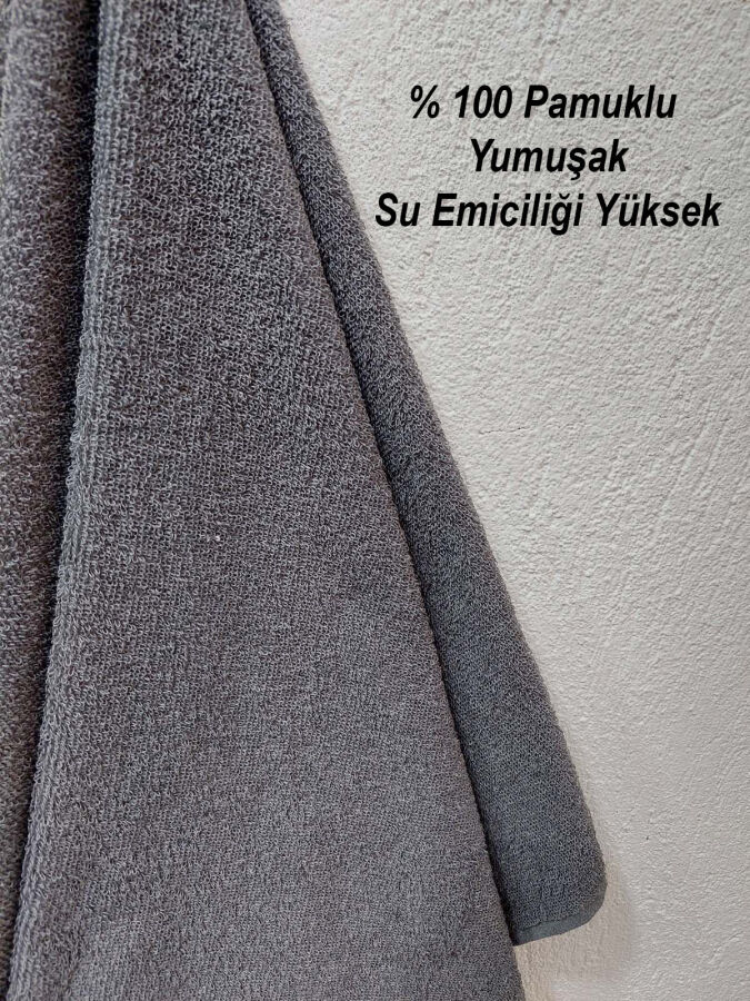 12'li Gri Kuaför Berber Havlusu 50x90 | Profesyonel Saç Kurutma Havlusu Ekonomik Set - Kopya - 4