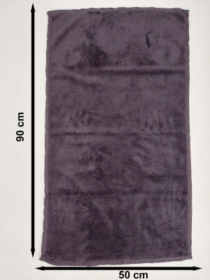 12'li Mikrofiber Kuaför Havlusu Siyah 50x90 | Boya Tutmayan Profesyonel Havlu Seti - 3