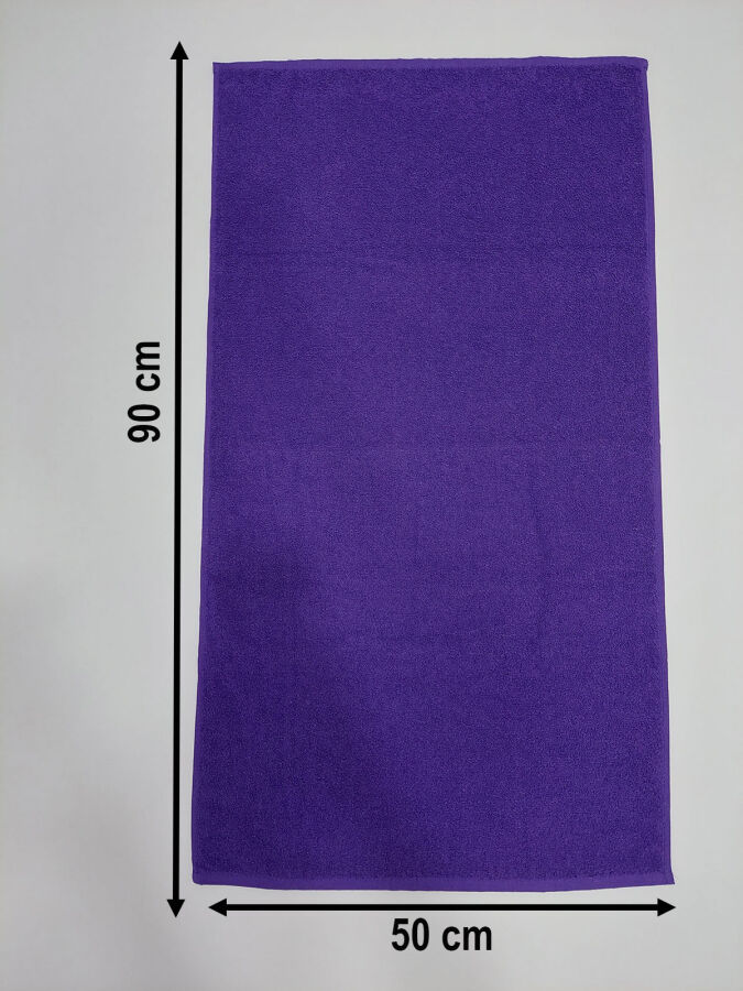 12'li Mor Kuaför Berber Havlusu 50x90 | Profesyonel Saç Havlusu Ekonomik Set - 3