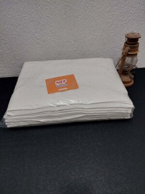 12'li Otel Banyo Paspası Beyaz 50x70 cm | Ayak İzli %100 Pamuklu Bukle Ayak Havlusu - 4