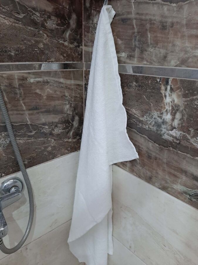 12'li Otel El Yüz Havlusu Beyaz 50x90 cm | %100 Pamuklu Baş Havlusu Dayanıklı Bukle - 3