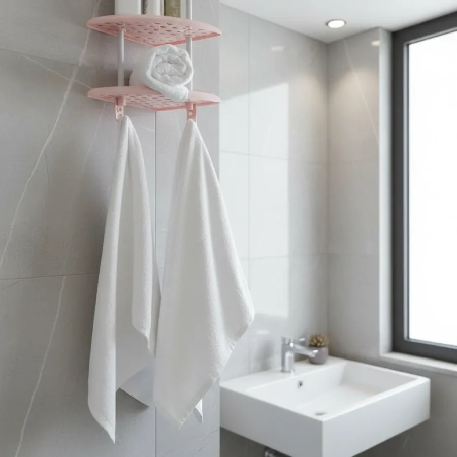 12'li Otel El Yüz Havlusu Beyaz 50x90 cm | %100 Pamuklu Baş Havlusu Dayanıklı Bukle - 1