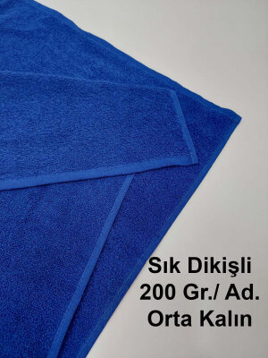 12'li Royal Mavi Kuaför Berber Havlusu 50x90 | Profesyonel Saç Havlusu Ekonomik Set (1)