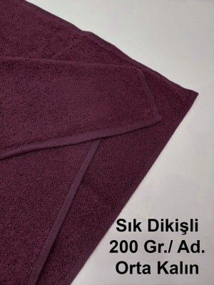 12'li Vişne Berber Havlusu Kuaför Havlusu 50x90 | Profesyonel Saç Kurutma Havlusu Ekonomik Set  (1)