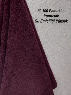 12'li Vişne Berber Havlusu Kuaför Havlusu 50x90 | Profesyonel Saç Kurutma Havlusu Ekonomik Set - 4