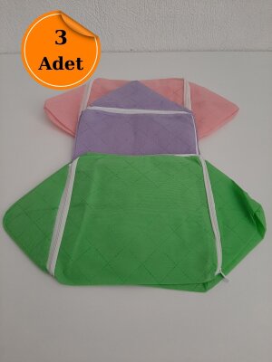 3'lü 5'li 10'lu Baza Altı Hurç Seti | Sandık Tipi Çorap Hurcu, İç Çamaşırı Düzenleyici Organizatör - 4