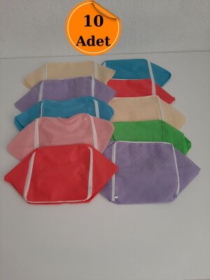 3'lü 5'li 10'lu Baza Altı Hurç Seti | Sandık Tipi Çorap Hurcu, İç Çamaşırı Düzenleyici Organizatör - 6