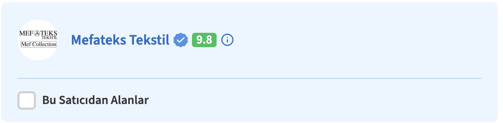 Trendyol'da 10/9.8 Puan