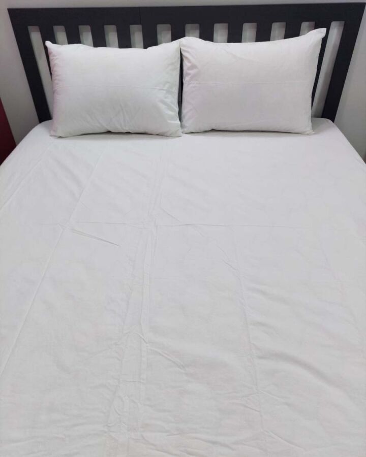 Beyaz Lastikli Çarşaf Seti Çift Kişilik | Komple Lastikli Solmaya Dayanıklı Yüksek Derinlik - 5