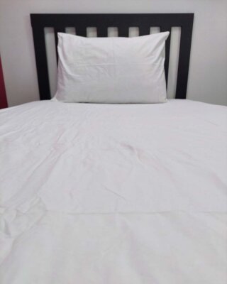 Beyaz Lastikli Çarşaf Seti Tek Kişilik | Kaymaz, Solmaya Dayanıklı (1)