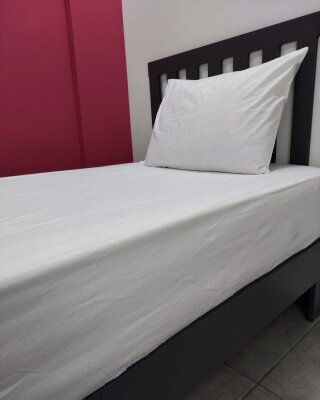 Beyaz Lastikli Çarşaf Seti Tek Kişilik | Kaymaz, Solmaya Dayanıklı - 4