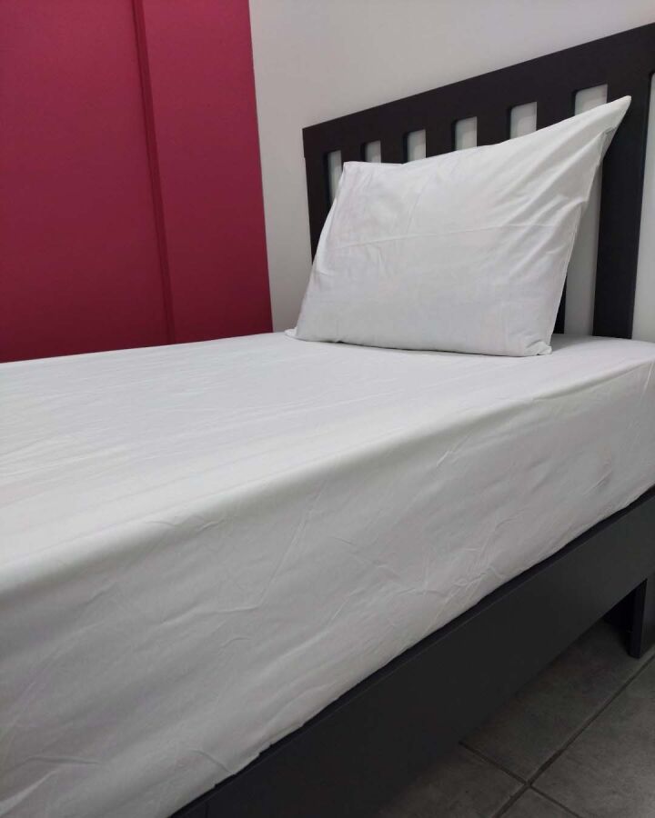 Beyaz Lastikli Çarşaf Seti Tek Kişilik | Kaymaz, Solmaya Dayanıklı - 4