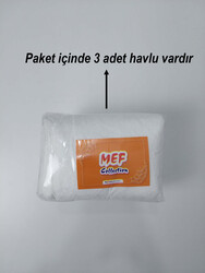  Boya Tutmayan Welsoft Kuaför Havlusu 50x90 cm 3lü Paket - Thumbnail