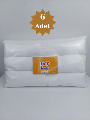 Boya Tutmaz Mikrofiber Kuaför Havlusu 6'lı Beyaz 50x90 cm | Saç Açıcıya Dayanıklı - 5