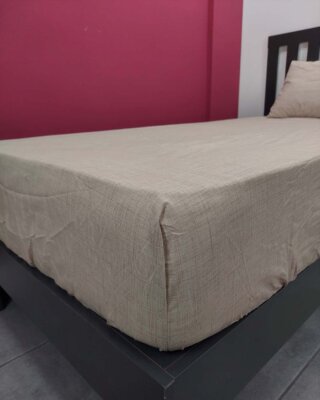 Camel Fırça Lastikli Çarşaf Seti Tek Kişilik | Kaymaz Solmaya Dayanıklı - 3