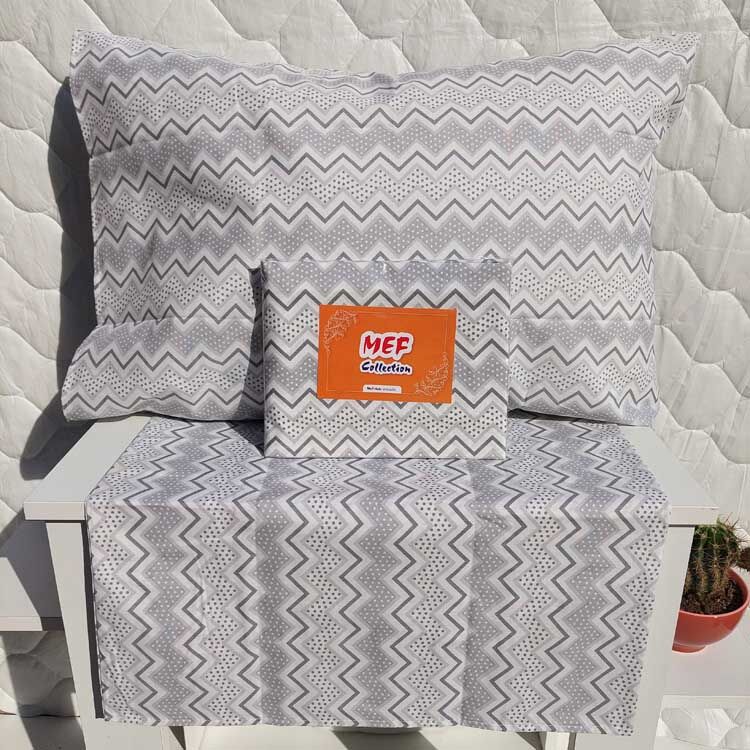 Dokuma Yastık Kılıfı 2'li Set 50x70 cm | Zigzak Kapaklı Pamuklu Dekoratif Kılıf - 1