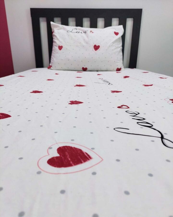 Kalpli Baskılı Lastikli Çarşaf Seti Tek Kişilik | Kaymaz, Solmaya Dayanıklı - 2