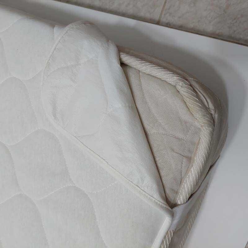 Kapitoneli Yatak Koruyucu Sıvı Geçirmez Alez Beyaz - 4