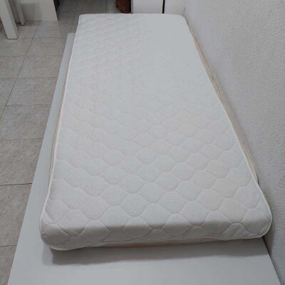 Kapitoneli Yatak Koruyucu Sıvı Geçirmez Alez Beyaz - 3