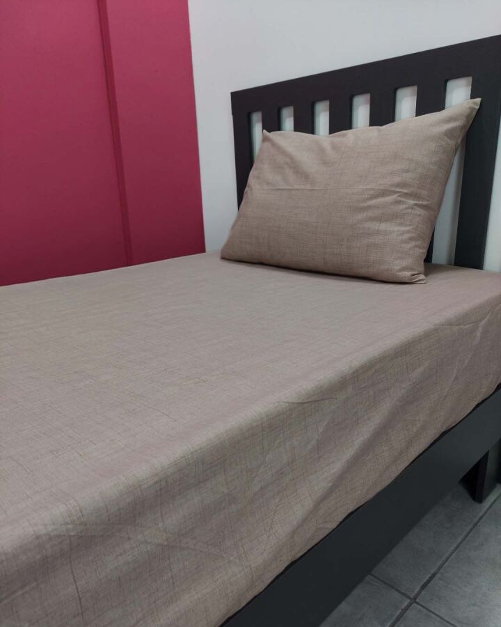 Koyu Kahve Fırça Lastikli Çarşaf Seti Tek Kişilik | Kaymaz Solmaya Dayanıklı - 4