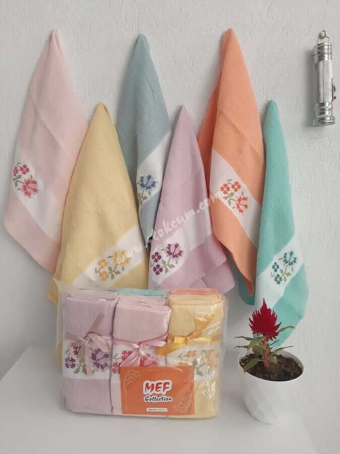 Mutfak Havlusu, Kurulama Bezi Renkli 6 lı ve 12 li Paket - 3