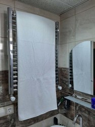 Otel Banyo Havlusu Büyük Boy Beyaz 90X145 cm 6 ad. - Thumbnail