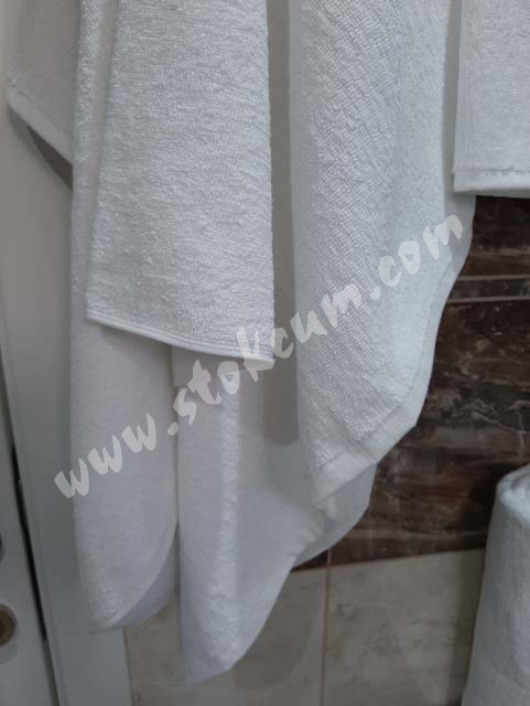 Otel Banyo Havlusu Büyük Boy Beyaz 90X145 cm 6 ad. 