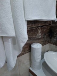 Otel Banyo Havlusu Büyük Boy Beyaz 90X145 cm 6 ad. - Thumbnail