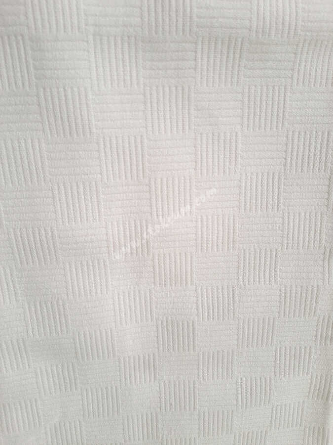 4'lü Otel Pikesi Tek Kişilik Beyaz 160x230 cm | Dama Desenli Pamuklu Dayanıklı Yazlık Pike - 2