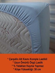 Mef Collection - Penye Lastikli Çarşaf Tek Kişilik İhraç Fazlası (1)