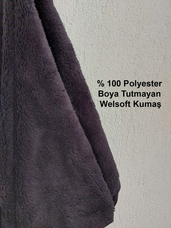 Siyah Kuaför Havlusu 3'lü Set 50x90 | Mikrofiber Boya Tutmaz Hijyenik Havlu - 4