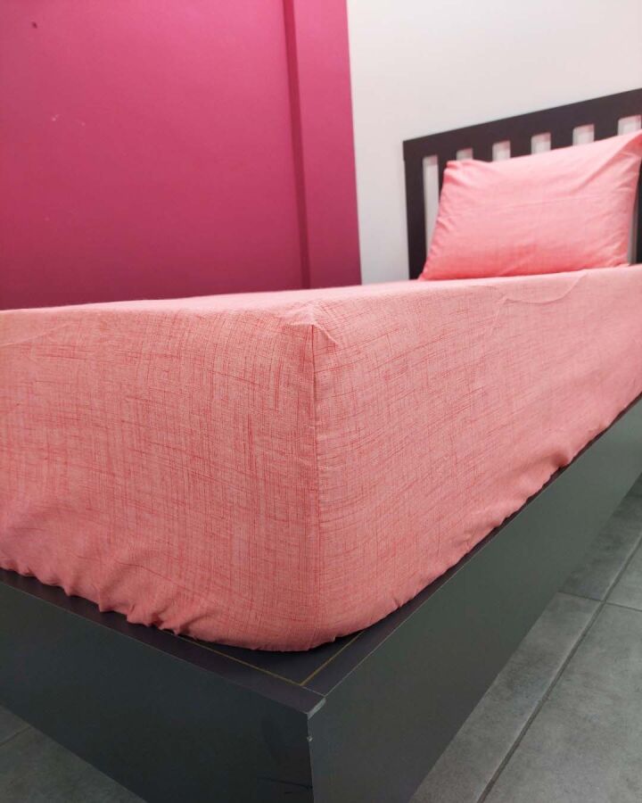 Somon Lastikli Çarşaf Seti Tek Kişilik | Kaymaz, Solmaya Dayanıklı  - 3