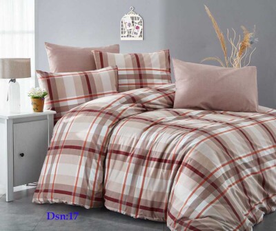 Çift Kişilik Nevresim Takımı 200x220 cm | Pamuklu Basic Yatak Örtüsü Seti - 7