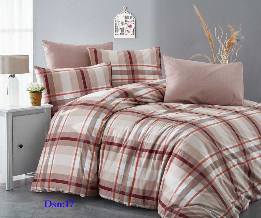 Çift Kişilik Nevresim Takımı 200x220 cm | Pamuklu Basic Yatak Örtüsü Seti - 7