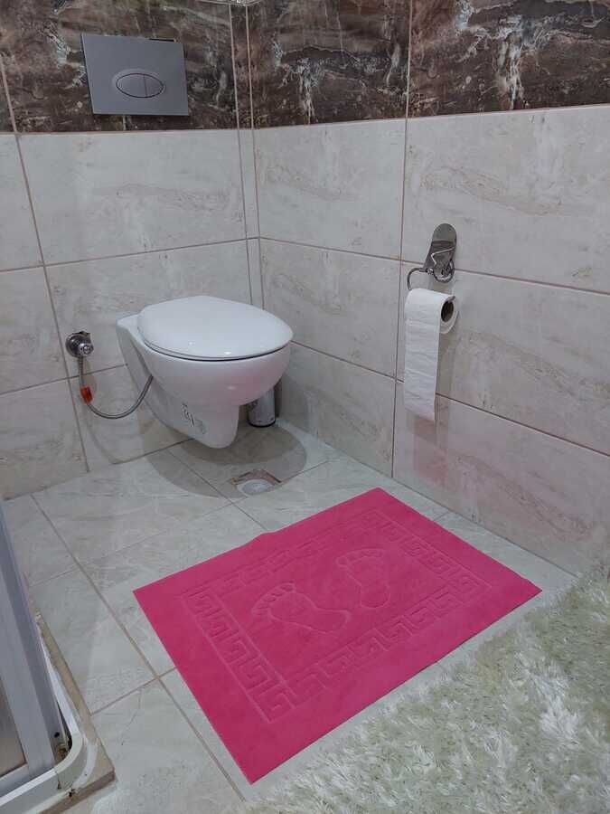 3'lü Banyo Paspası 50x70 cm | Kaymaz Taban Welsoft Yumuşak Ayak İzli Paspas Seti - 11