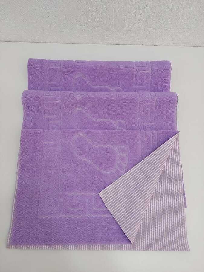 3'lü Banyo Paspası 50x70 cm | Kaymaz Taban Welsoft Yumuşak Ayak İzli Paspas Seti - 18