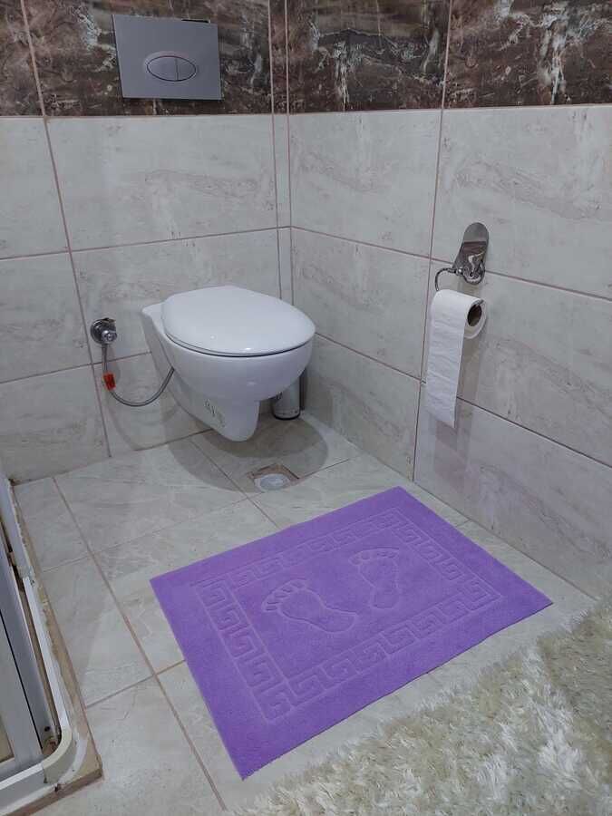 3'lü Banyo Paspası 50x70 cm | Kaymaz Taban Welsoft Yumuşak Ayak İzli Paspas Seti - 19