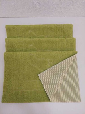 3'lü Banyo Paspası 50x70 cm | Kaymaz Taban Welsoft Yumuşak Ayak İzli Paspas Seti - 6