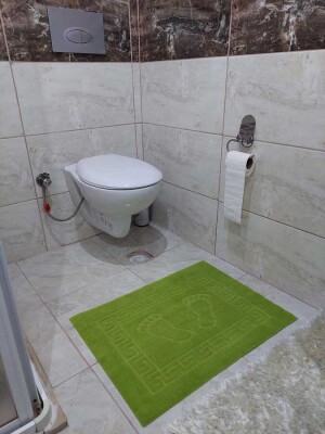 3'lü Banyo Paspası 50x70 cm | Kaymaz Taban Welsoft Yumuşak Ayak İzli Paspas Seti - 7