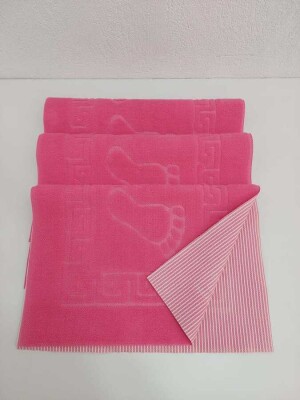 3'lü Banyo Paspası 50x70 cm | Kaymaz Taban Welsoft Yumuşak Ayak İzli Paspas Seti - 10