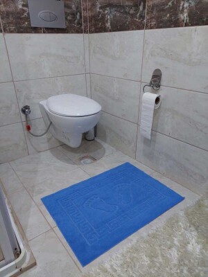3'lü Banyo Paspası 50x70 cm | Kaymaz Taban Welsoft Yumuşak Ayak İzli Paspas Seti - 15