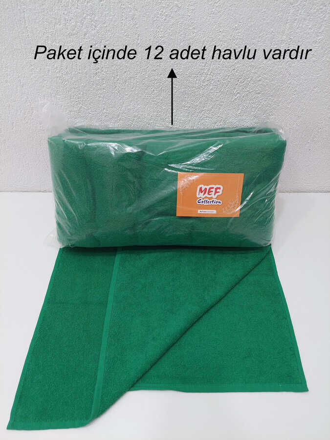 12'li Kuaför Berber Havlusu 50x90 cm | Profesyonel Saç Havlusu Ekonomik Set - 20