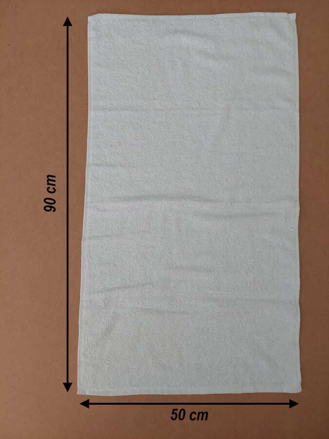 12'li Kuaför Berber Havlusu 50x90 cm | Profesyonel Saç Havlusu Ekonomik Set - 33