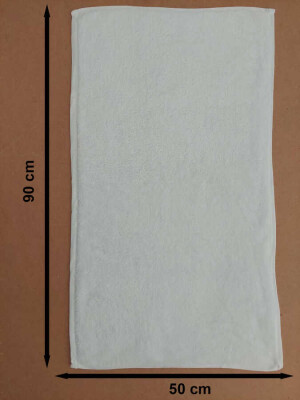 12'li Mikrofiber Kuaför Havlusu Siyah 50x90 cm | Boya Tutmayan Profesyonel Havlu Seti - 8