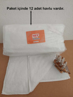 12'li Mikrofiber Kuaför Havlusu Siyah 50x90 cm | Boya Tutmayan Profesyonel Havlu Seti - 10