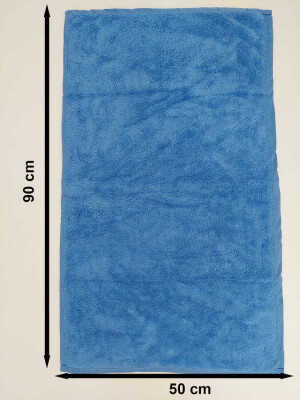 12'li Mikrofiber Kuaför Havlusu Siyah 50x90 cm | Boya Tutmayan Profesyonel Havlu Seti - 18