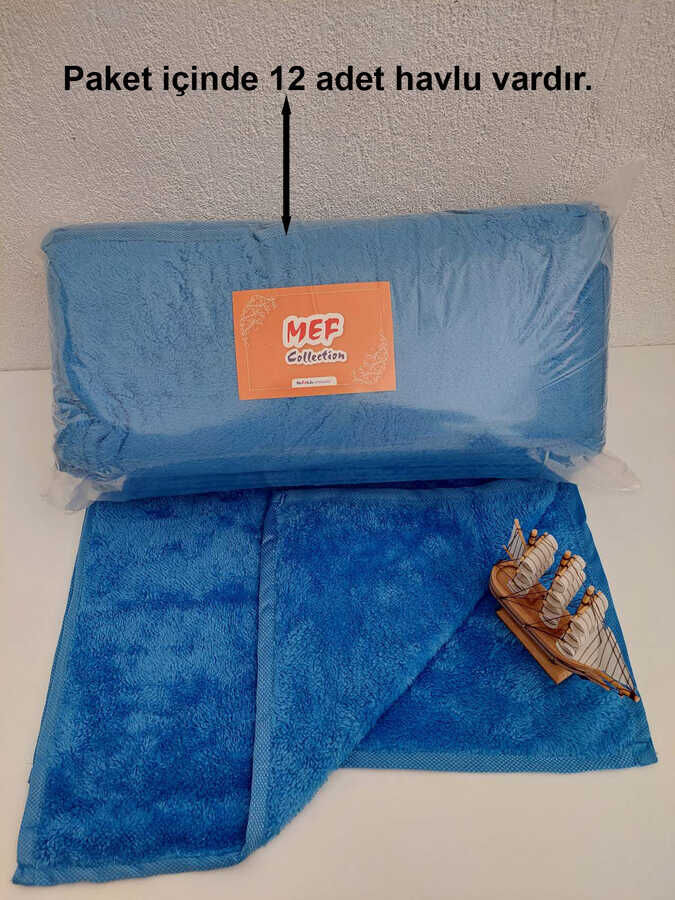 12'li Mikrofiber Kuaför Havlusu Siyah 50x90 cm | Boya Tutmayan Profesyonel Havlu Seti - 20