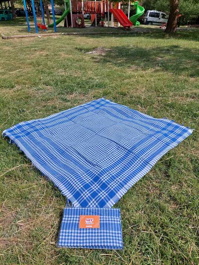 2'li Çok Amaçlı Pötikare Örtü 150x150 cm | Sofra Bezi, Piknik, Masa Örtüsü Seti - 10