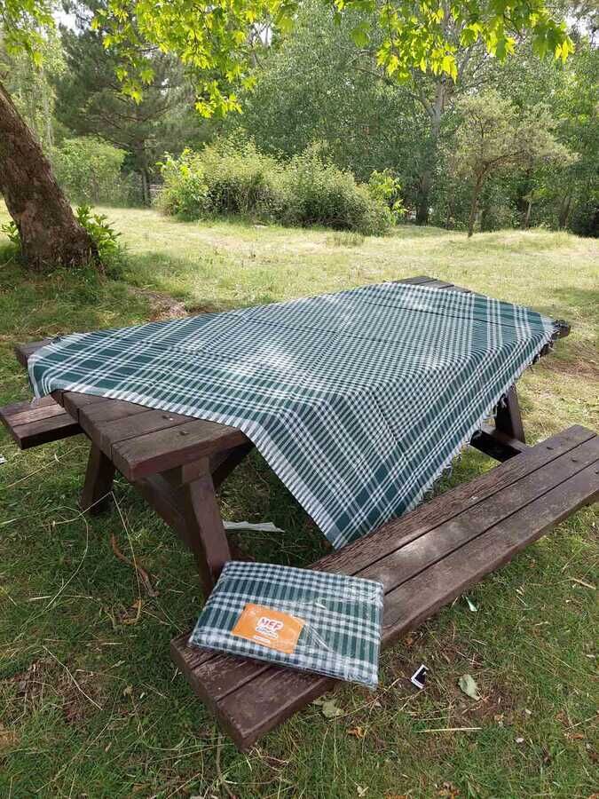 2'li Çok Amaçlı Pötikare Örtü 150x150 cm | Sofra Bezi, Piknik, Masa Örtüsü Seti - 13