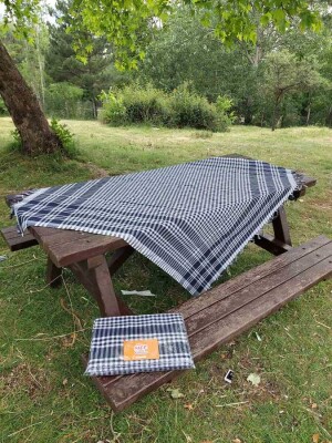 2'li Çok Amaçlı Pötikare Örtü 150x150 cm | Sofra Bezi, Piknik, Masa Örtüsü Seti - 17